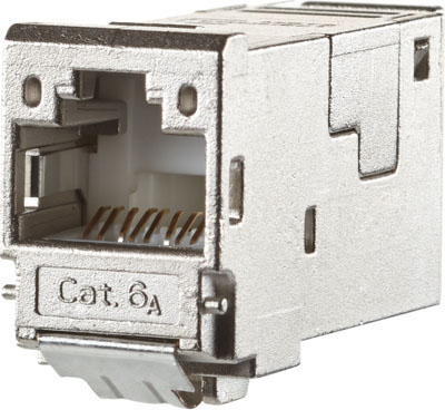 Metz Connect E-DATmodul RJ45 8(8) TN Cat.6A, TIA-A, gesch E-DAT modul