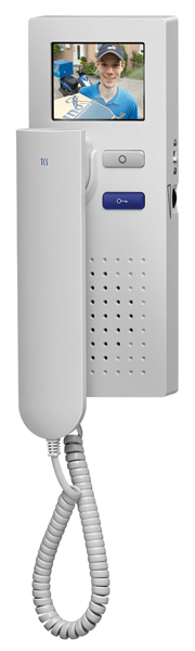 TCS Tür Control Video-Objektiv color Innenstation weiß IVH3222-0140