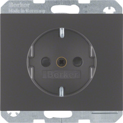 Berker SCHUKO-Steckdose anthrazit matt, lack 47357006 - 47357006 günstig online kaufen