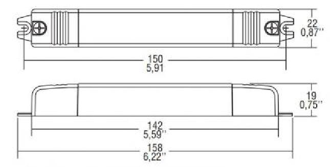 TCI LED-Treiber DC 14W 500mA SLIM/U