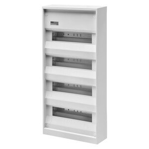 Gewiss Aufputzkleinverteiler 4-reihig, ohne Tür GW43024S Gewiss Aufputzkleinverteiler 4-reihig, ohne Tür GW43024S