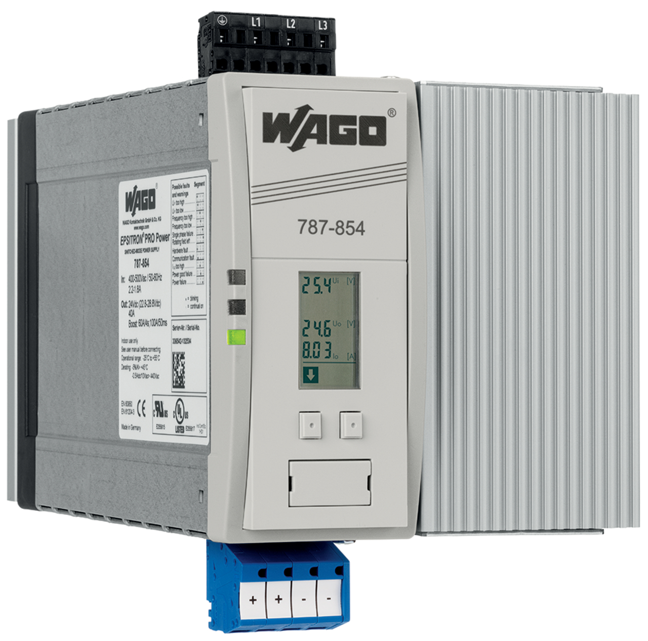 WAGO GmbH & Co. KG Stromversorgung 24V 40A 3-Ph. 787-854