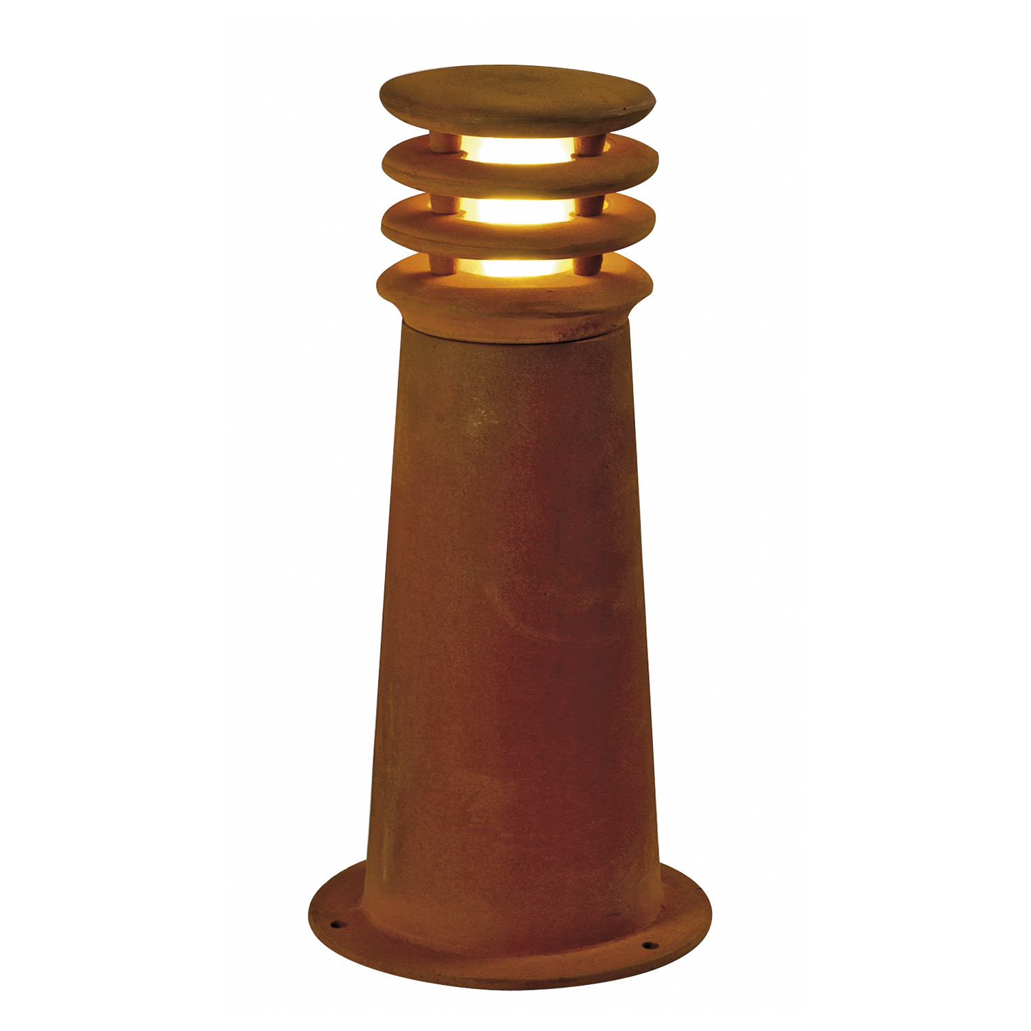 SLV RUSTY® 40, Outdoor Standleuchte, LED, 3000K, rund, stahl gerostet, Ø/H 19/40 cm - 233407 SLV RUSTY® 40, Outdoor Standleuchte, LED, 3000K, rund, stahl gerostet, Ø/H 19/40 cm - 233407