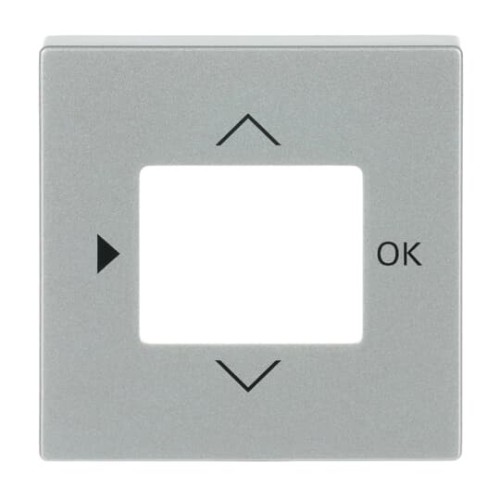 Busch-Jaeger Zentralscheibe alu/sil f.Timer-Bedienelem. 6435-83 - 2CKA006430A0305