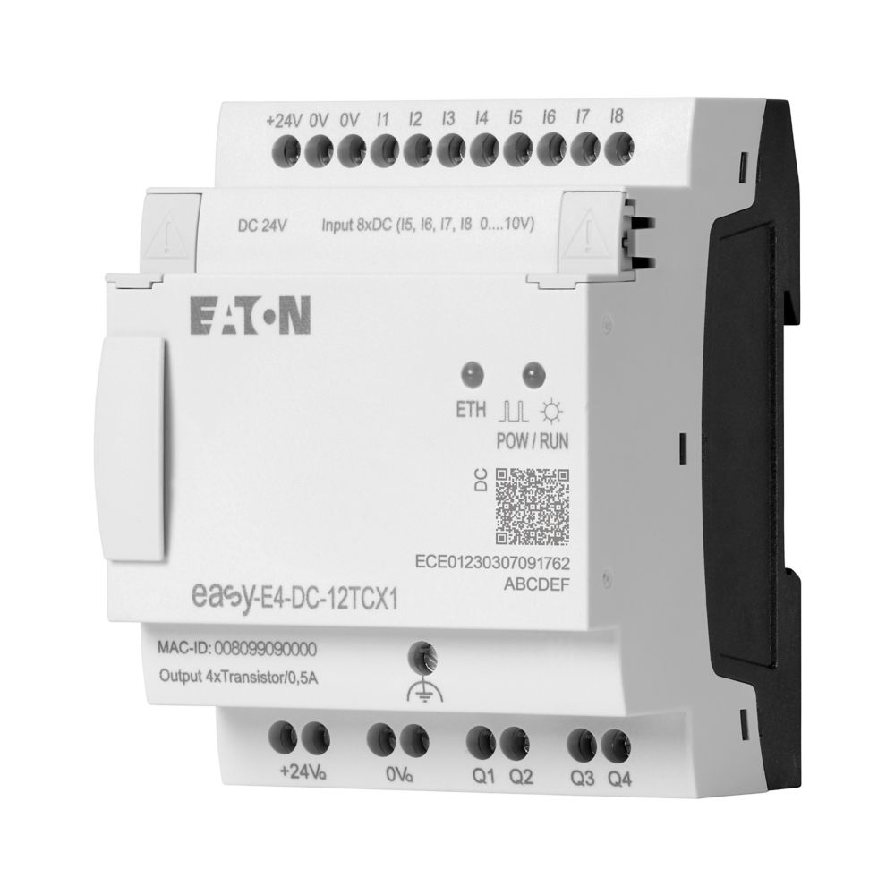Eaton Steuerrelais 8 digitale Eingänge EASY-E4-DC-12TCX1