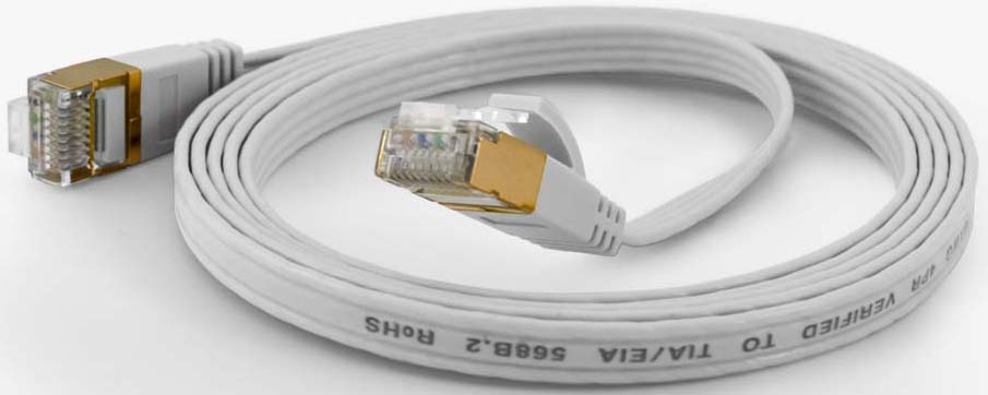 Wantec FTP-Patchkabel Cat.6A ws 0,5m RJ45 1,6x6,5mm 7004