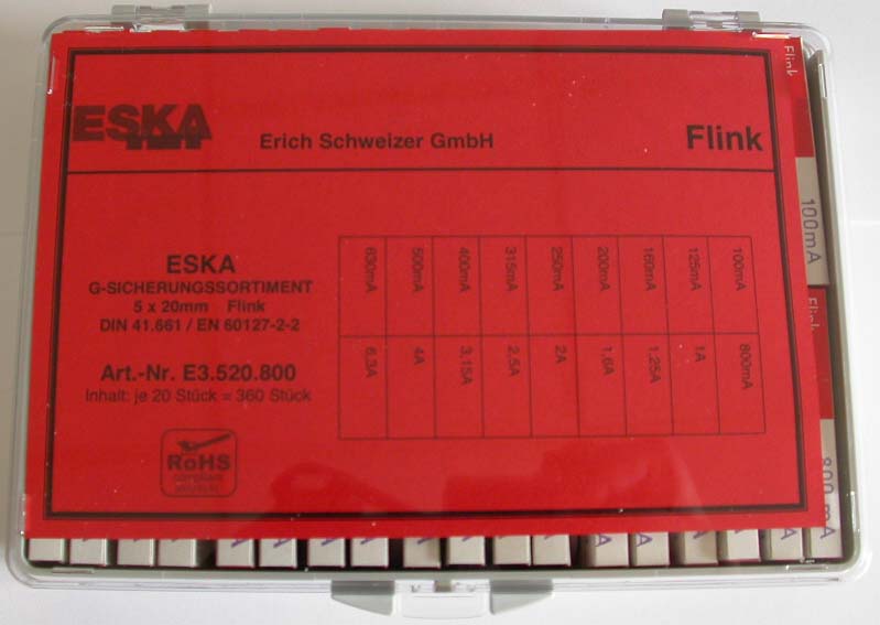 Eska Sortimentskasten F 5x20mm 360St. E3520800