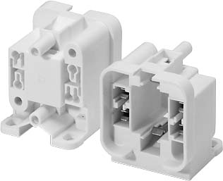 Houben Fassung G24q-2 ws,glatt,rückb.M3/M4 527795