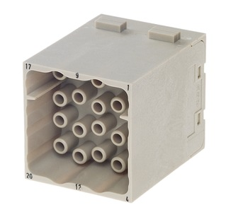 Harting Modul f. Stiftkontakte Han20 Mod-M 09140203001