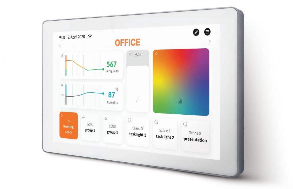 Lunatone Display DALI-2 Display 7” white - 86456840-W