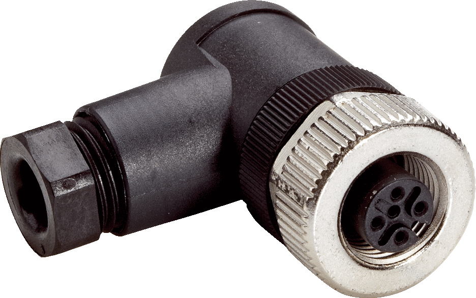 Sick Kabeldose M12,4p.,gewinkelt DOS-1204-W