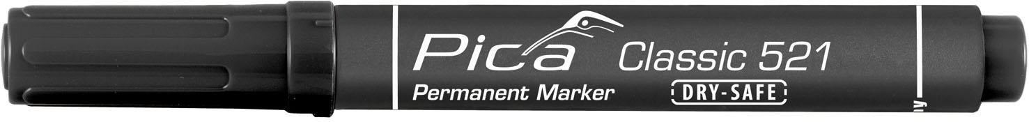 Pica-Marker Permanent Marker 2-6mm, Ksp, schwarz 521/46