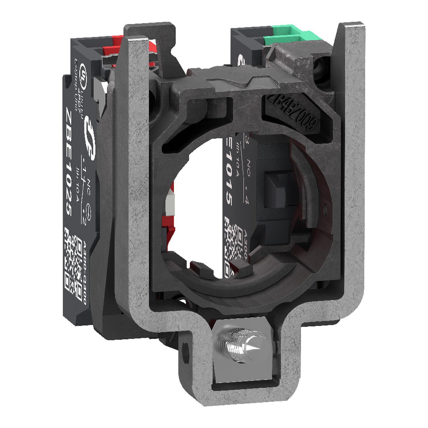 Schneider Electric Hilfsschalterblock 1S 1Ö, Federzug ZB4BZ1055