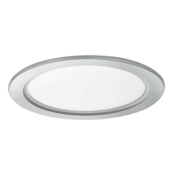 Brumberg recessed LED panel 16W 24V 4000K round silver - 12217684