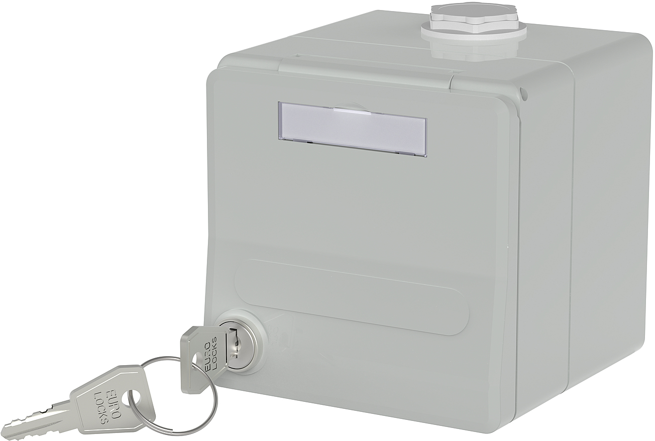 Metz Connect IP44 Modul-AP-Geh. grau für MC-Modul 1309470003-I