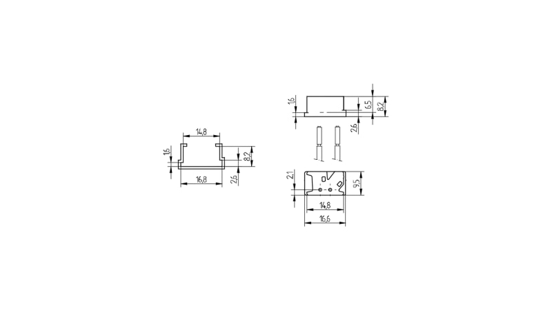 BJB Anschlusselement G4/GZ4 für NV-Halogen-Lampen - 25.274.1000.90