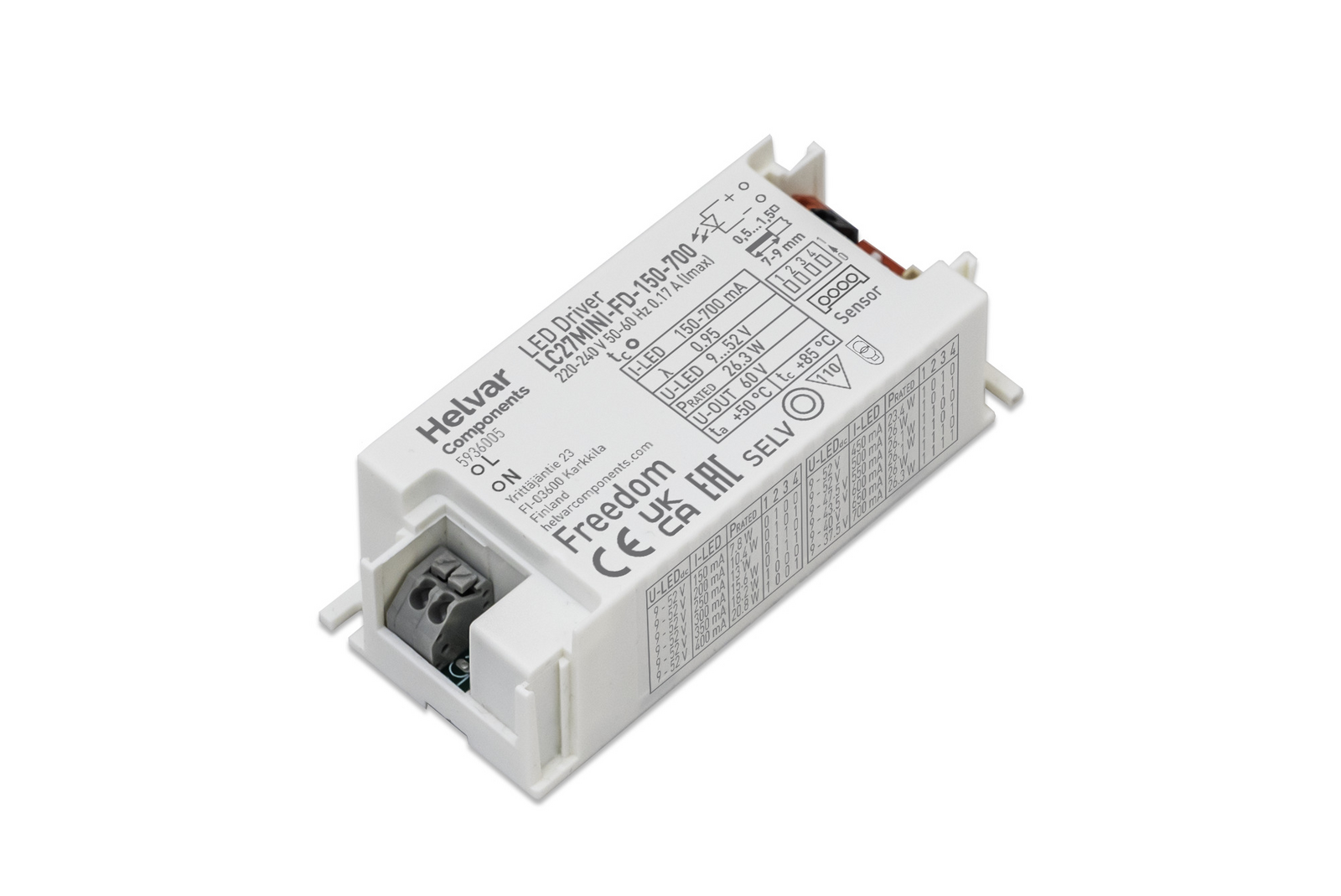 Helvar LED-Treiber LC27MINI-FD-150-700 Casambi - 5936105