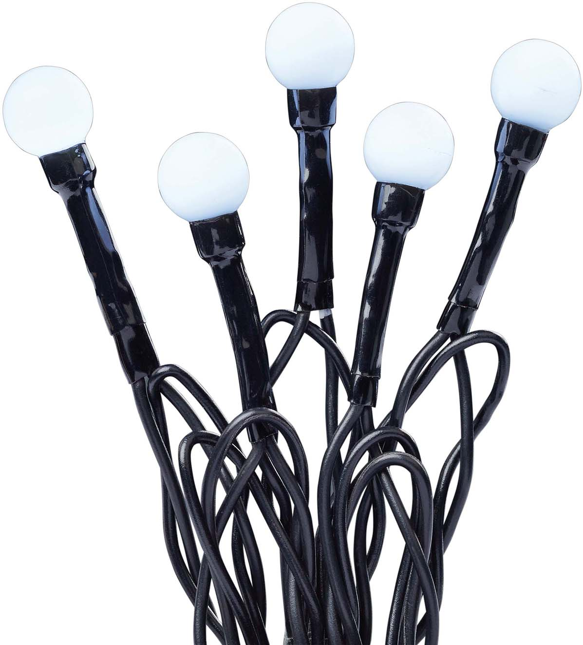 Hellum LED-Lichterkette m.Perlen 80-tlg.ws inn/außen 576771