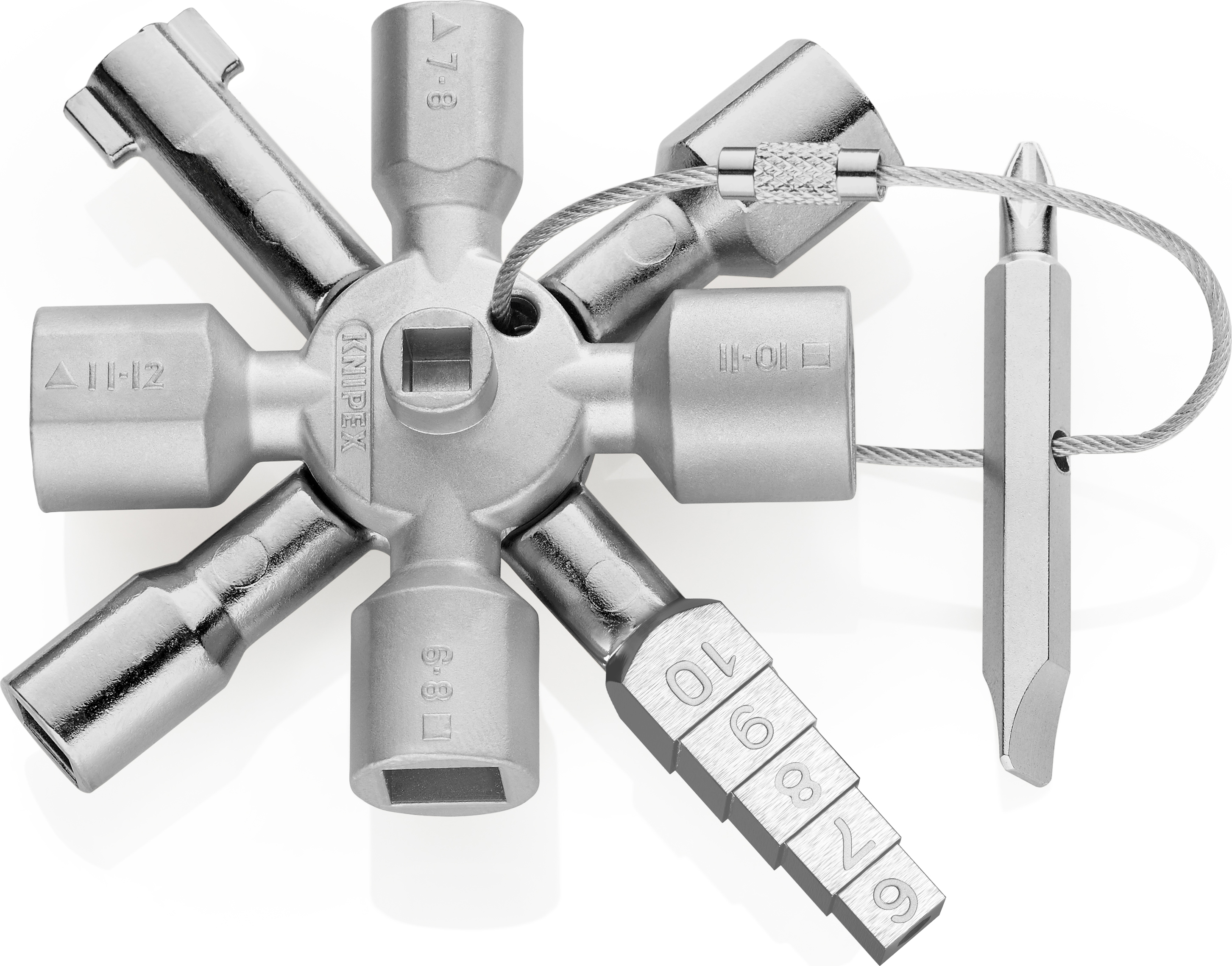 Knipex-Werk TwinKey für Absperrsys. 92mm 00 11 01