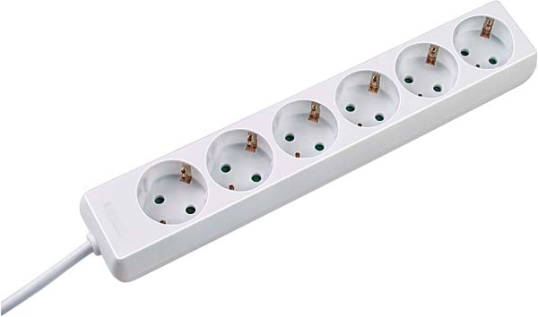 Bachmann Steckdosenleiste 6fach 1,5m, sw 381.141S Bachmann Steckdosenleiste 6fach 1,5m, sw 381.141S