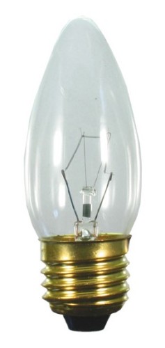 Scharnberger+Hasenbein Kerzenlampe 35x100mm E27 240V 40W klar 40871 - 40871