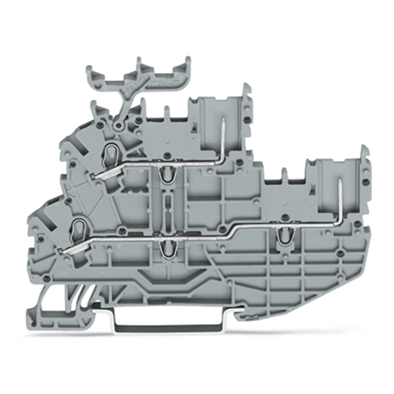 WAGO GmbH & Co. KG Doppelstock-Basisklemme L/L 1-Leiter/1-Pin 2020-2231