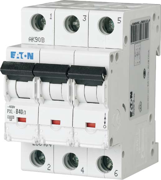 Eaton LS-Schalter m.Beschrift. C 40A, 3p PXL-C40/3 - 236430