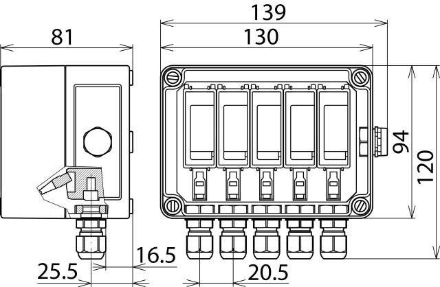 DEHN Überspannungs-Ableiter Typ 2 DEHNcube DCU YPV SCI 1000 2M - 900920