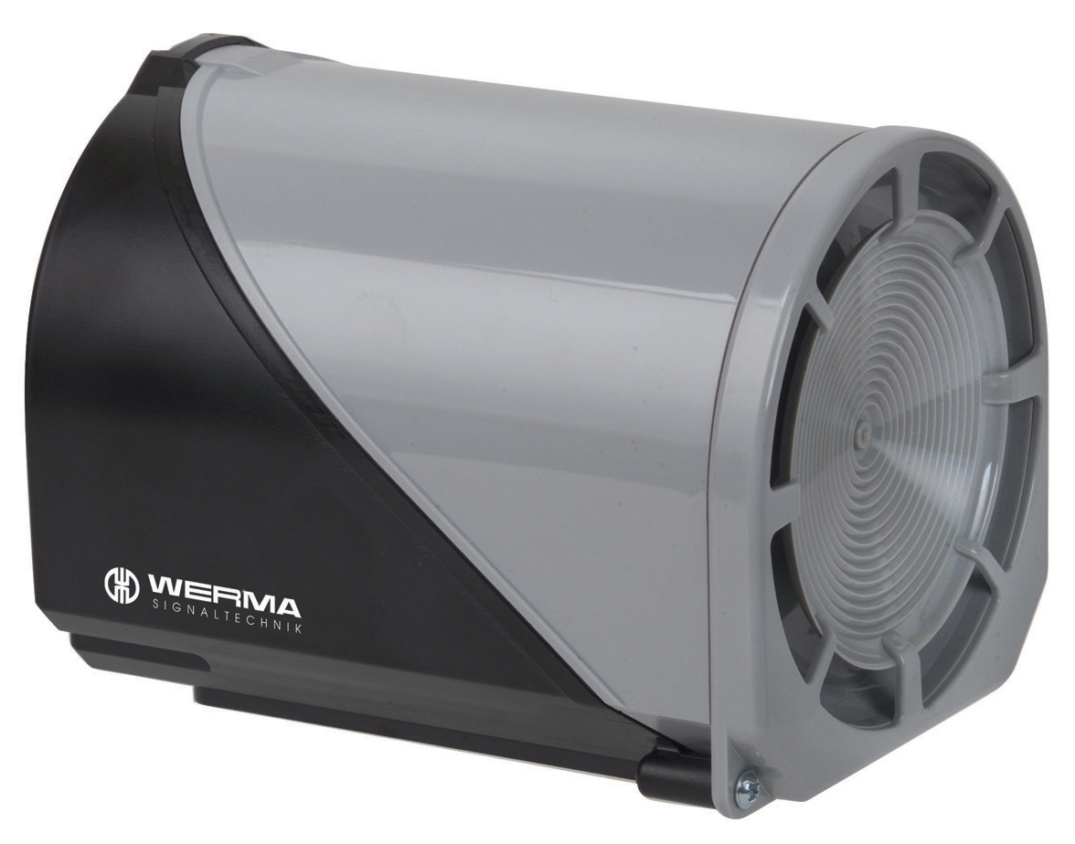 Werma Mehrtonsirene 32 Töne 230V AC sw/gr 14400068