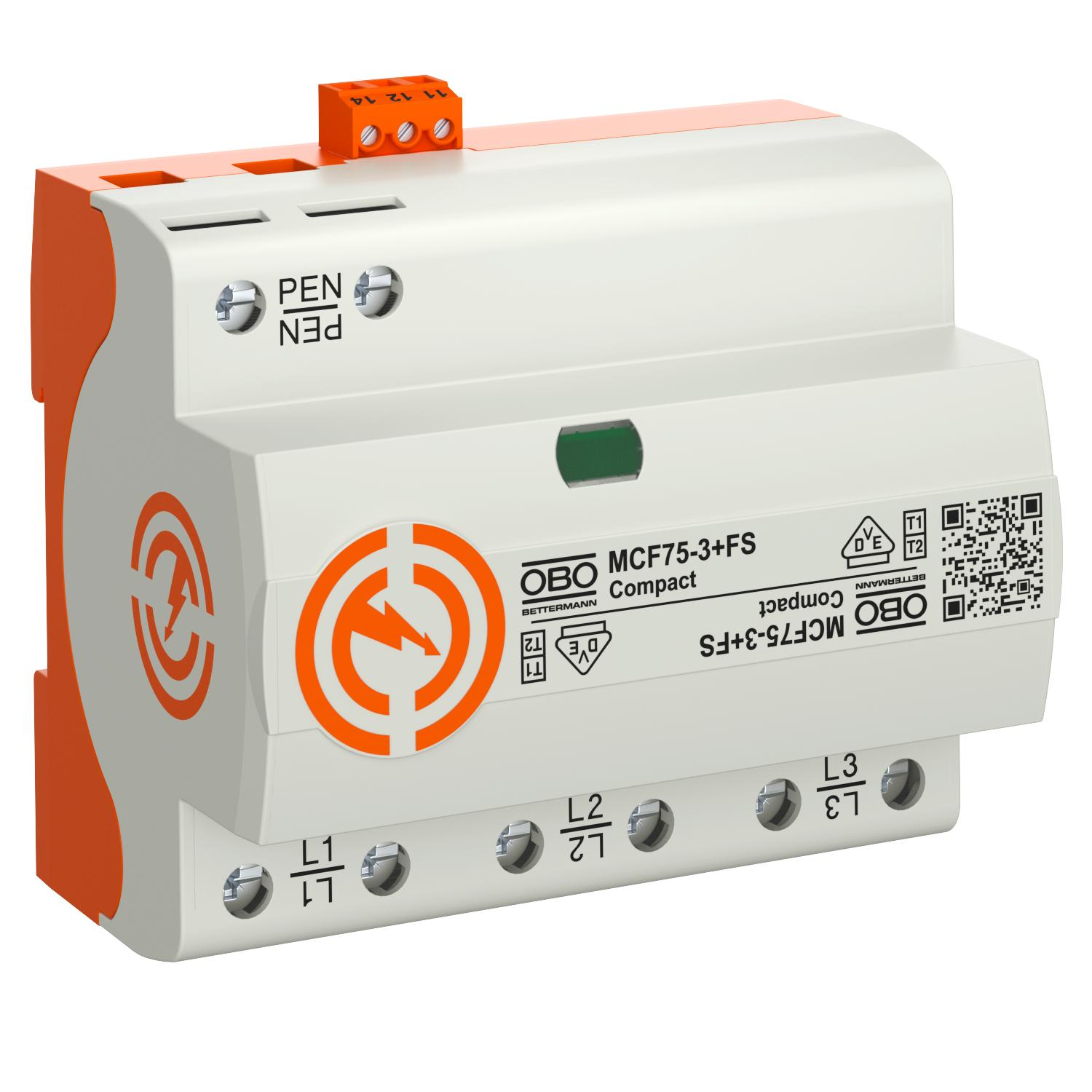 OBO Bettermann Vertr LightningController Compact 3pol. m.FS MCF75-3+FS