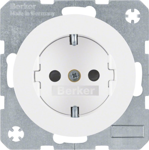 Berker SCHUKO-Steckdose pows/gl 41232089 - 41232089 günstig online kaufen