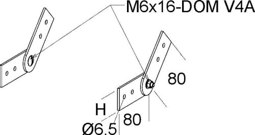 Niedax GFK-Gelenkverbinder KKGV 50 (1Paar) - KKGV 50