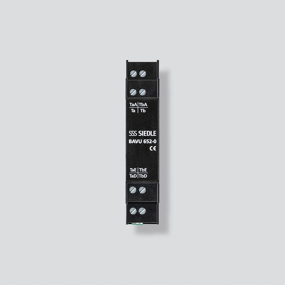 Siedle&Söhne Bus-Audio/Video-Verteiler unsymetr.schwarz BAVU 652-0