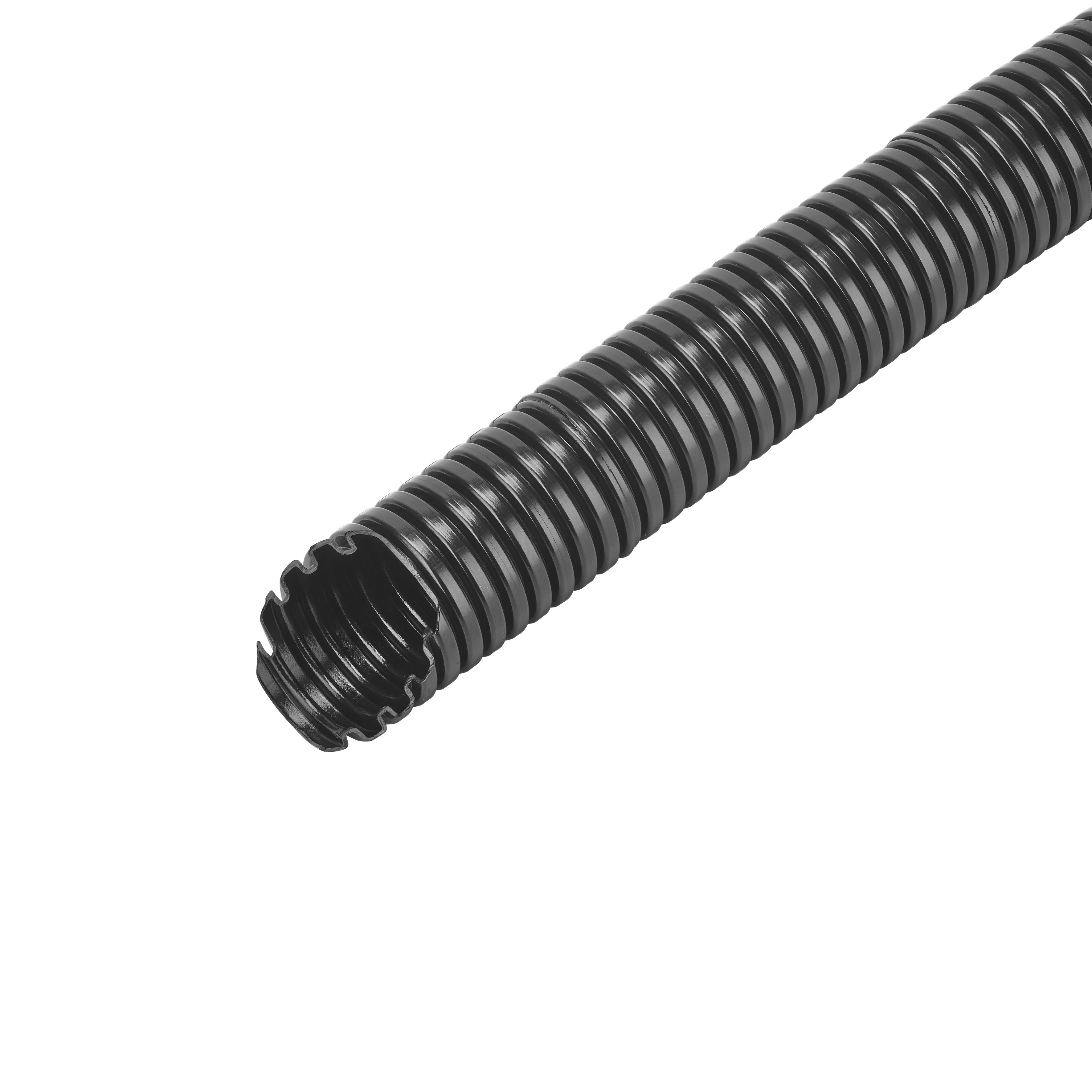 Fränkische Wellrohr flexibel Kunststoff, schwarz FPANF-36B.25
