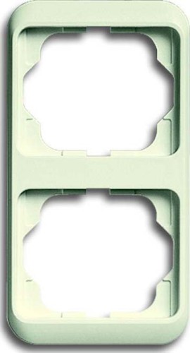 Busch-Jaeger Rahmen 2-fach elf/ws, senkr. alpha 1732-22G - 2CKA001754A3757