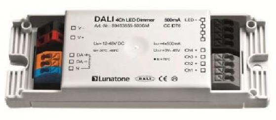 Lunatone LED-Dimmer DALI 3Ch CC 500mA gem-