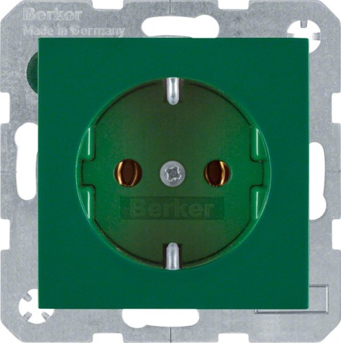 Berker SCHUKO-Steckdose gn/gl 47438913 - 47438913 günstig online kaufen