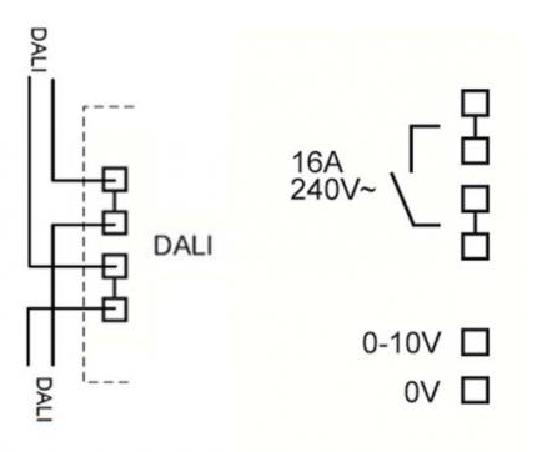 Lunatone Relais DALI RM16 1-10V PWM Deckeneinwurf