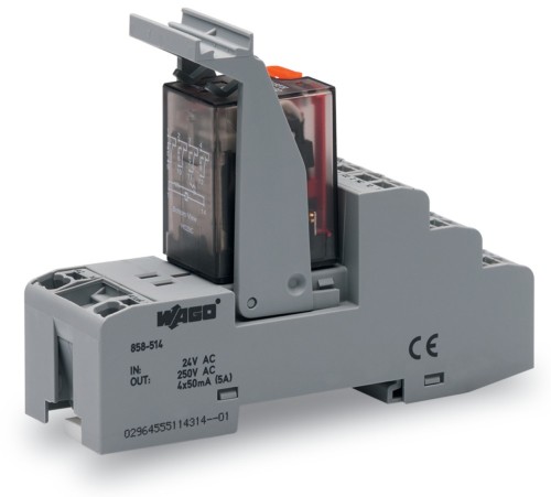 WAGO GmbH & Co. KG Relais-Baustein 230VAC 4XUM AU 858-518 - 858-518