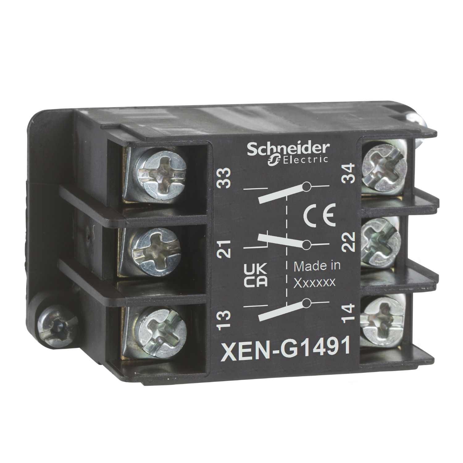 TE Sensors Hilfsschalter 2S+Ö XENG1491