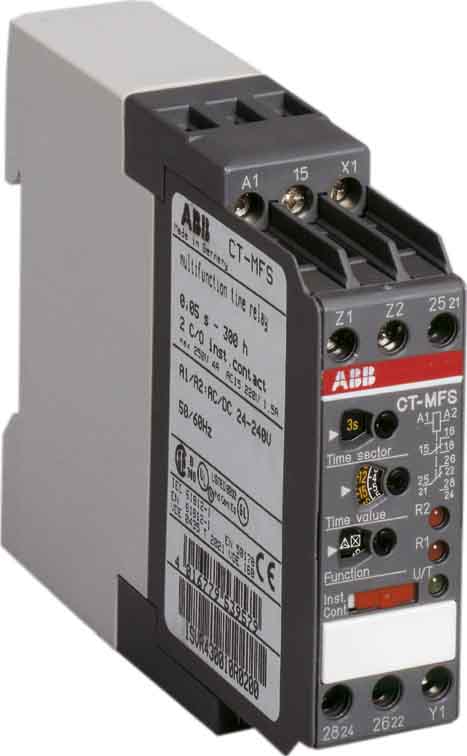 ABB Stotz S&J Multifunktionzeitrelais 2We 24-240VAC/DC CT-MVS.21S - 1SVR730020R0200