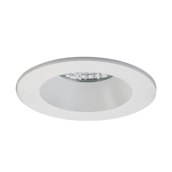 Brumberg recessed LED downlight, IP54, white, round - 12266073