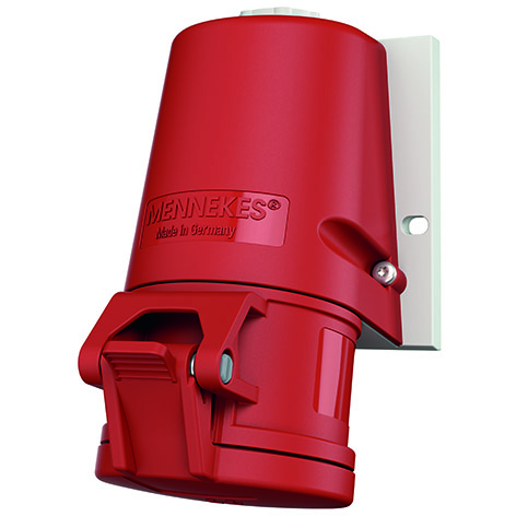 Mennekes Wanddose TwinCONTACT 16A,4p,6h,400V,IP44 1343