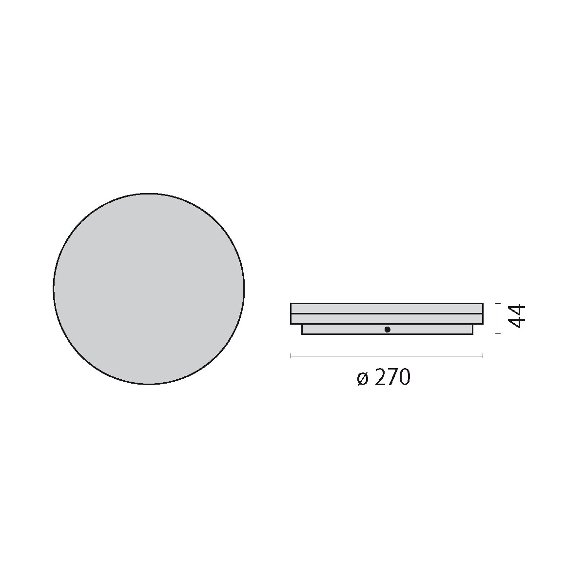 Performance in Light LED-Wand-u. Deckenleuchte 3000K/4000K 3105559