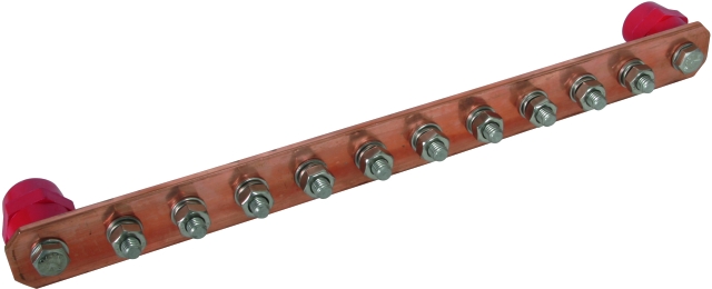 DEHN Potentialausgleichschiene o. Abdeckung CU PAS I 10AP M10
