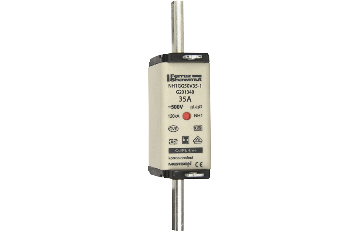 Mersen NH-Sicherungseinsatz SG Gr.1 gG 35A/500V KM NH1GG50V35-1