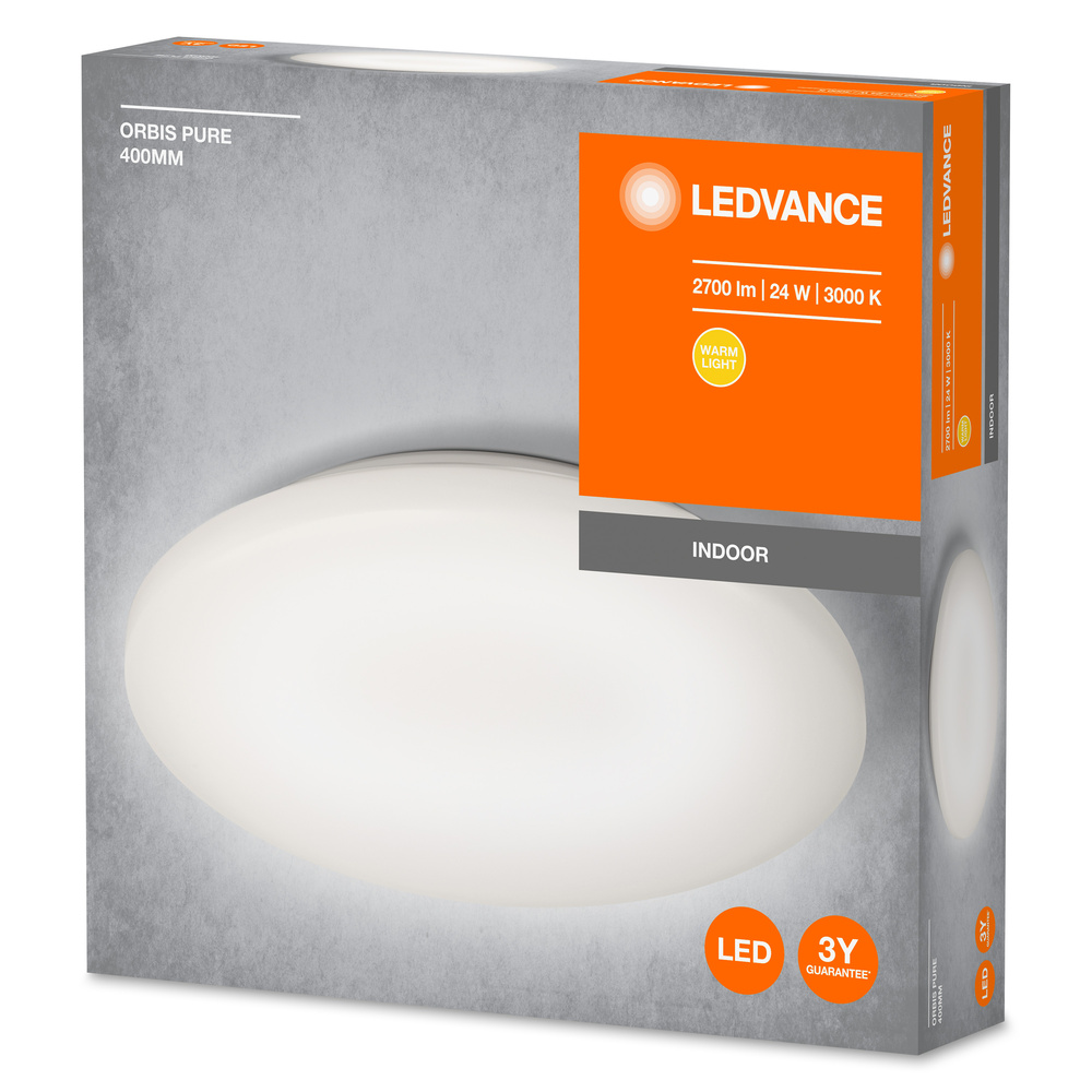 Ledvance LED ceiling luminaire ORBIS Pure 400MM 24W 830 – 4058075651913
