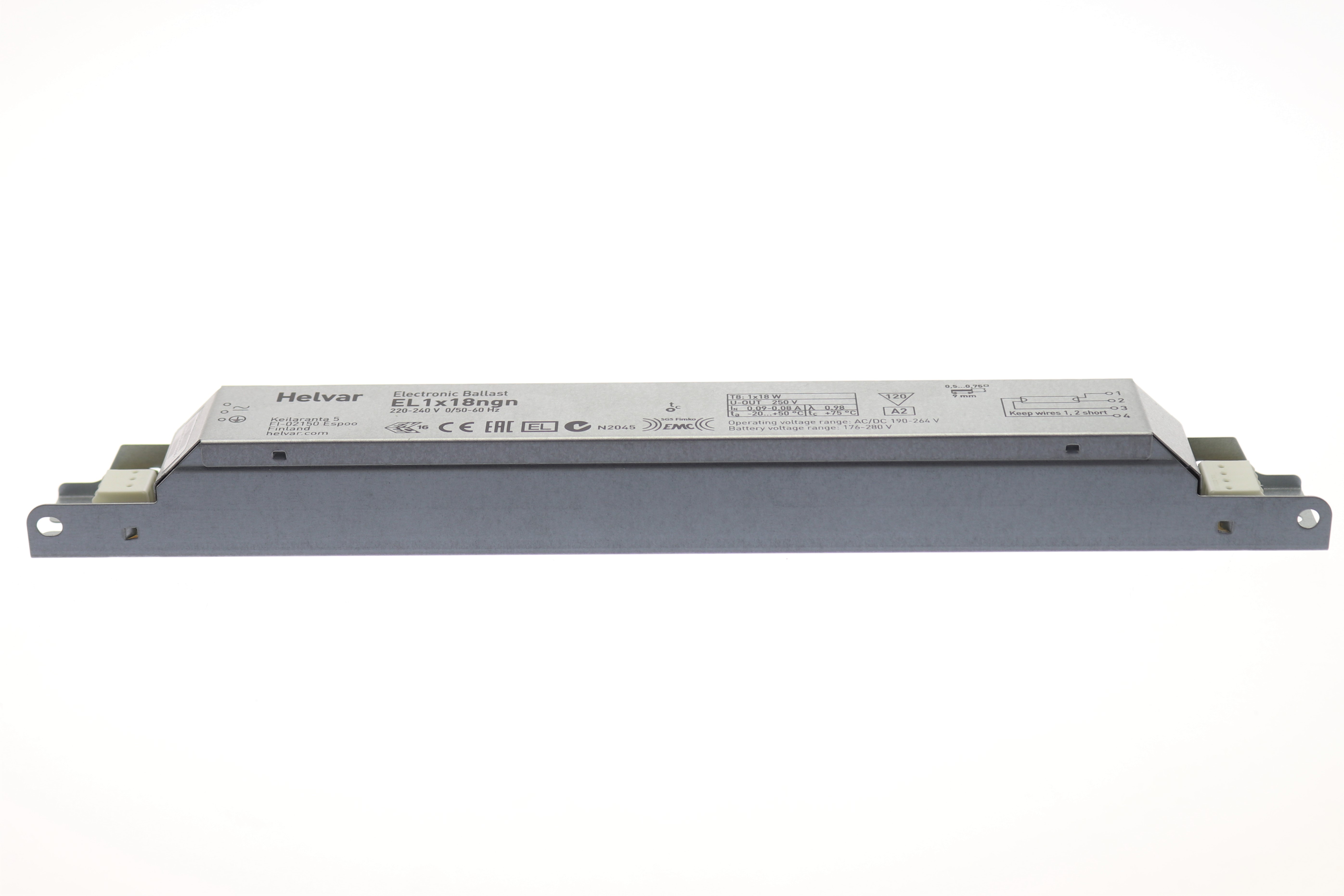 Helvar FL-ECG EL1x18ngn 220-240V 50-60Hz