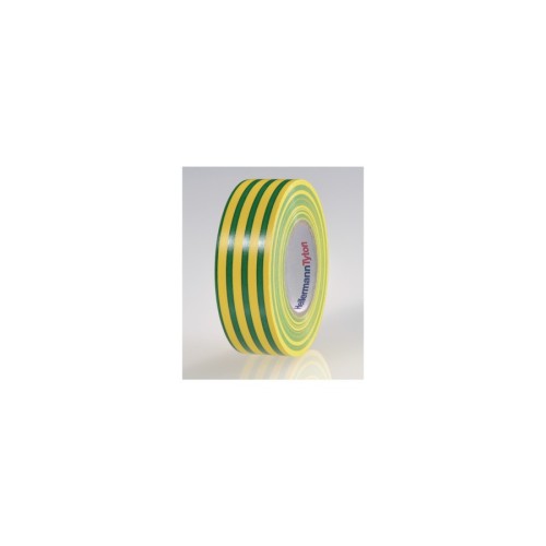 HellermannTyton PVC Isolierband 15-19x20 grün/gelb HTAPEFLEX1519x20GNYE - 710-00157