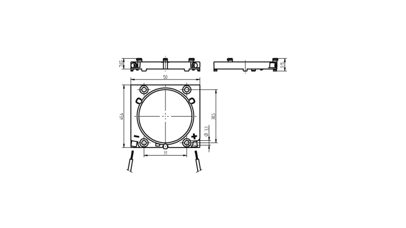 BJB Connector for LED Bridgelux RS